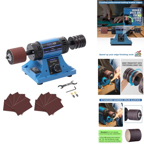 Leather burnishing machine - burnishing,